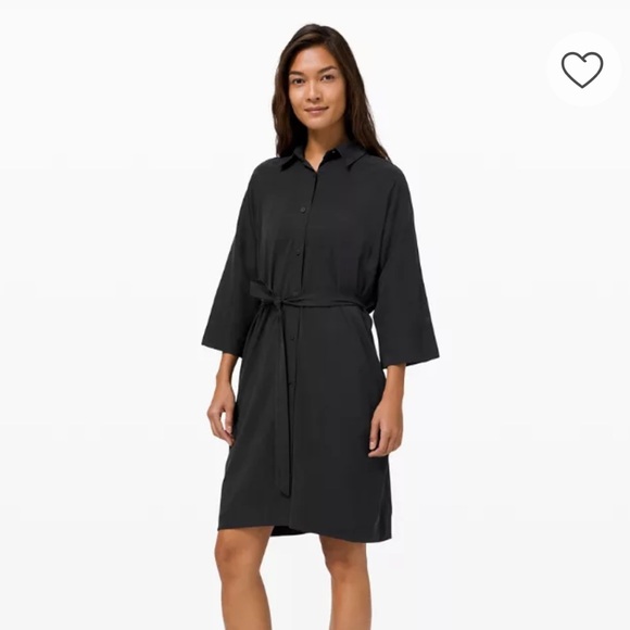 lululemon athletica Dresses & Skirts - LULULEMON Perfectly Poised Dress. Size 4 Black